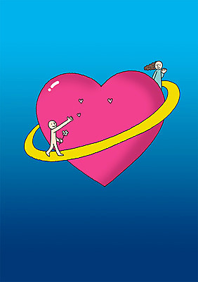 전신 PSD 커플 여자 남자 꽃 백그라운드 일러스트 상상 상상일러스트 사랑 서기 사람 두명 우주 행성 하트 국내일러스트 모양 식물 감정 관계 모션 파일형식