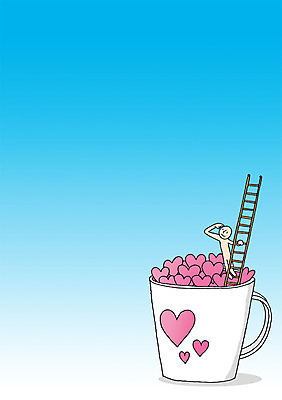 전신 PSD 응시 남자 백그라운드 일러스트 사다리 상상 상상일러스트 사랑 한명 서기 사람 컵 쌓기 머그컵 하트 남자만 남자한명만 국내일러스트 모양 1 식기 시선 감정 모션 도구 파일형식