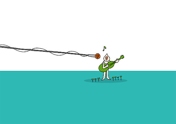 전신 PSD 악기 백그라운드 연주 음표 일러스트 노래 상상 상상일러스트 한명 서기 사람 판타지 새싹 꿈 기타 발전 스마트 마이크 언론 혁명 국내일러스트 식물 1 기호 음악 음향기기 컨셉 모션 현악기 파일형식