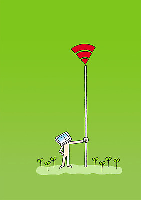 전신 PSD 식물 백그라운드 일러스트 통신 상상 안테나 상상일러스트 한명 서기 사람 판타지 새싹 모니터 꿈 막대기 발전 스마트 와이파이 언론 혁명 주파수 국내일러스트 1 컨셉 모션 컴퓨터 무선인터넷 파일형식