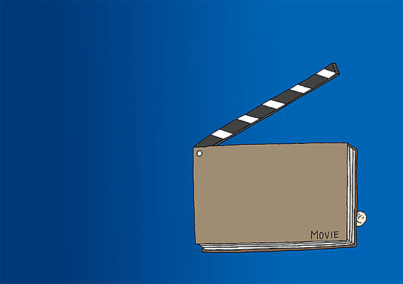 PSD 백그라운드 일러스트 상상 상상일러스트 한명 사람 판타지 꿈 발전 클래퍼보드 자르기 스마트 영화 언론 혁명 국내일러스트 1 컨셉 모션 문화예술 파일형식