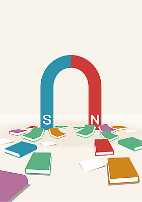 교육 일러스트 비즈니스 정보기술 사람없음 책 비즈니스라이프 당기기 전자책 스마트 e비즈니스 정보화 정보화시대 자석 n극 s극 국내일러스트 AI파일 라이프스타일 컨셉 모션 기술 파일형식 벡터