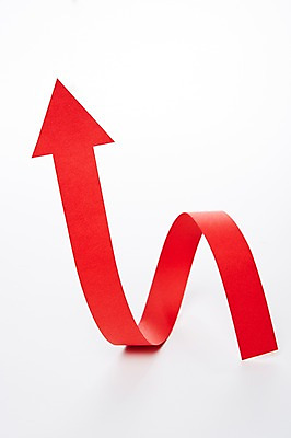 포토 JPG 스튜디오촬영 화살표 종이 컬러 백그라운드 곡선 실내 근접촬영 사람없음 빨간색 방향 국내포토 선 뷰포인트 내부 파일형식