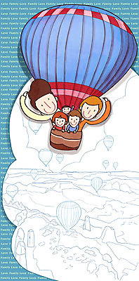 PSD 나무 식물 라이프스타일 여자 남자 딸 아들 어린이 여행 일러스트 가족 엄마 가족여행 함께함 소녀 소년 여러명 상반신 성인 라이프 부모 화목 돌_바위 바위 기구 열기구 아빠 국내일러스트 다수 컨셉 관계 항공교통 사람 생활 파일형식