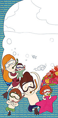 전신 PSD 라이프스타일 여자 남자 수영복 딸 아들 어린이 여행 일러스트 가족 엄마 가족여행 불가사리 함께함 어류 소녀 소년 여러명 성인 라이프 부모 화목 아빠 산호 물안경 오리발 잠수 스쿠버다이빙 국내일러스트 옷 다수 컨셉 관계 극피동물 사람 생활 수중동물 수상스포츠 자포동물 수영용품 파일형식