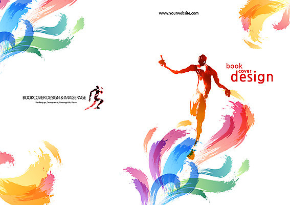 PSD 템플릿 편집 표지디자인 북디자인 출판디자인 표지 스포츠 포즈 백그라운드 올림픽 무늬 북커버 캘리그라피 모션 붓터치 운동선수 사람 경기 팜플렛 두명 달리기 운동 육상스포츠 육상선수 이미지템플릿 건강 파일형식