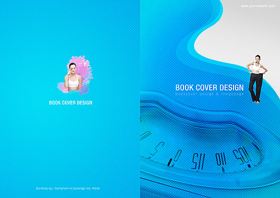 전신 PSD 서양인 외국인 템플릿 편집 표지디자인 북디자인 출판디자인 여자 표지 컬러 백그라운드 몸매관리 다이어트 북커버 건강 서기 사람 동양인 팜플렛 상반신 20대 성인 두명 파란색 운동복 운동 건강관리 헬스 청바지 몸무게 체중계 여자만 성인여자만 청년만 청년여자만 성인만 이미지템플릿 옷 바지 모션 관리 인종 청년 파일형식