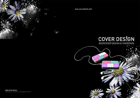 PSD 식물 템플릿 편집 표지디자인 북디자인 출판디자인 표지 꽃 이어폰 음향기기 백그라운드 북커버 정보기술 팜플렛 사람없음 전자제품 음악감상 MP3 이미지템플릿 기술 감상 파일형식