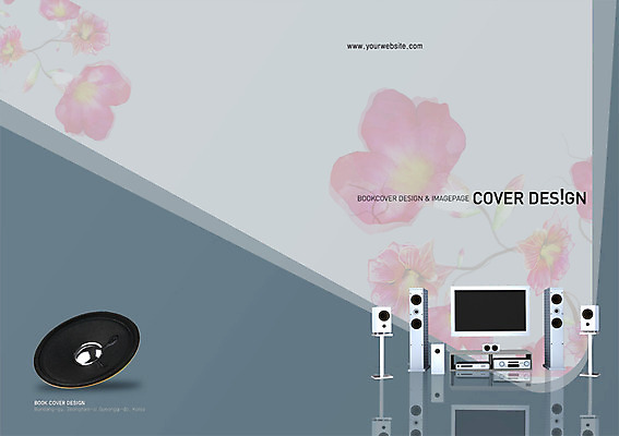 PSD 식물 템플릿 편집 표지디자인 북디자인 출판디자인 표지 꽃 백그라운드 꽃무늬 북커버 정보기술 팜플렛 사람없음 전자제품 텔레비전 스피커 소리 가전제품 오디오 스테레오 이미지템플릿 음향기기 무늬 기술 파일형식