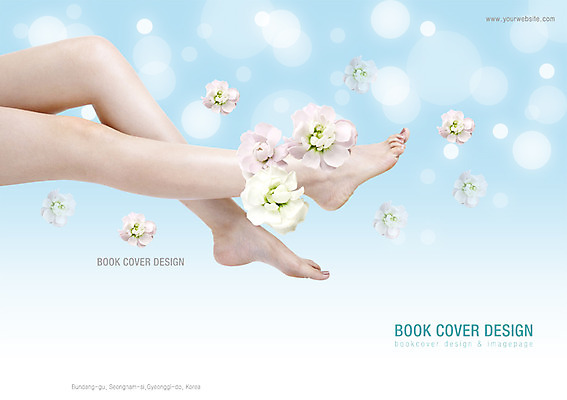 PSD 식물 템플릿 편집 우먼라이프 표지디자인 북디자인 출판디자인 여자 표지 꽃 백그라운드 북커버 한명 팜플렛 신체부위 뷰티 하반신 다리 피부관리 여자만 여자한명만 이미지템플릿 1 라이프스타일 사람 파일형식