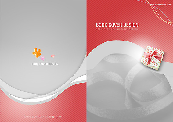 PSD 식물 템플릿 편집 표지디자인 북디자인 출판디자인 표지 꽃 리본 백그라운드 북커버 선물 이벤트 팜플렛 사람없음 선물상자 쇼핑 상자 이미지템플릿 파일형식