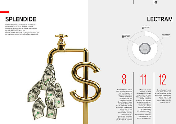 PSD 템플릿 편집 표지디자인 북디자인 출판디자인 내지 캠페인 백그라운드 지폐 돈 북커버 비즈니스 그래프 팜플렛 사람없음 금융 경제 달러 절약 화폐기호 수도꼭지 원그래프 이미지템플릿 기호 컨셉 재산 화폐 파일형식