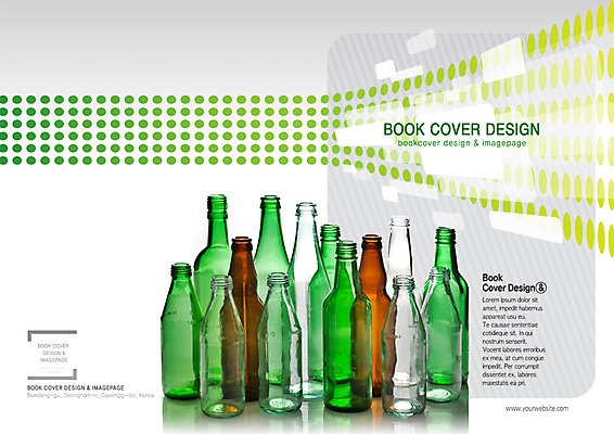 PSD 템플릿 편집 표지디자인 북디자인 출판디자인 표지 캠페인 백그라운드 북커버 팜플렛 사람없음 자연보호 그린캠페인 물방울무늬 재활용 병 에코 분리수거 재활용품 빈병 이미지템플릿 식기 무늬 자연 병_용기 환경 보호 친환경 파일형식