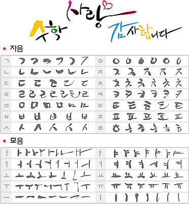 문자 손글씨 일러스트 캘리그라피 종류 타이포그라피 글자캘리그라피 한글 사람없음 단어 세트 선택 모음 자음 조합형타이포 국내일러스트 AI파일 컨셉 파일형식 벡터