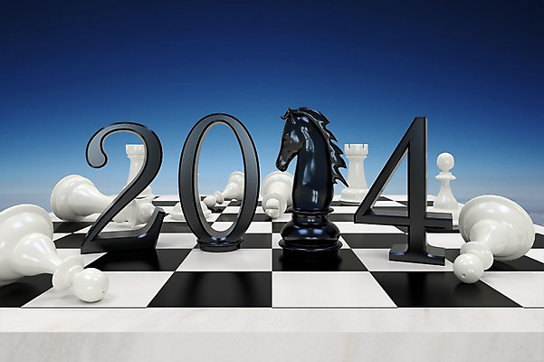 PSD 편집 편집이미지 백그라운드 새해 사람없음 숫자 3D 놀이용품 말 체스말 체스 게임용품 연도 입체 오브젝트 합성 2014년 갑오년 체스판 편집3D 문자 놀이 디지털합성 파일형식