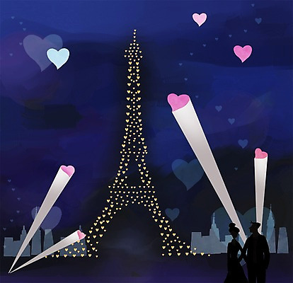 PSD 건축물 커플 여자 남자 행복 실루엣 백그라운드 일러스트 밤하늘 조명 사랑 서기 사람 상반신 성인 두명 건물 탑 하트 에펠탑 하트백그라운드 성인만 국내일러스트 모양 건축 감정 관계 모션 하늘 촬영기법 야간 파리 랜드마크 파일형식