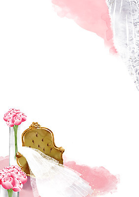 PSD 식물 드레스 꽃 웨딩드레스 결혼 백그라운드 의자 일러스트 사람없음 오브젝트 결혼소품 베일 신부대기실 국내일러스트 옷 가구 이벤트 대기실 파일형식