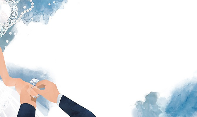 PSD 손 여자 남자 신부 신랑 결혼 백그라운드 일러스트 사람 두명 신체부위 반지 오브젝트 결혼반지 결혼소품 다이아몬드반지 국내일러스트 장신구 이벤트 파일형식