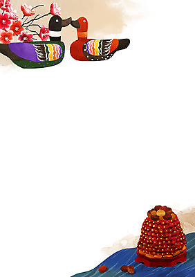 PSD 식물 꽃 음식 결혼 백그라운드 일러스트 오리 쟁반 사람없음 장식 밤 오브젝트 대추 결혼소품 폐백 국내일러스트 조류 이벤트 견과류 파일형식