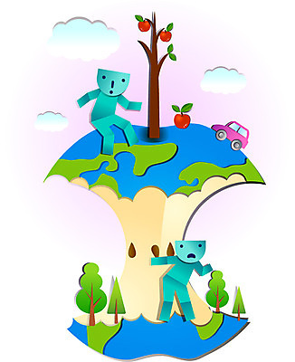 나무 식물 구름 캐릭터 지구 캠페인 일러스트 자동차 자연 사람없음 자연보호 환경 그린캠페인 피규어 보호 사과 환경보전 친환경 슬라이스 사과나무 자원 일러캐릭터 AI파일 자연요소 육상교통 컨셉 과일 미니어처 사회이슈 생태계 파일형식 벡터