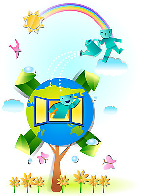 나무 식물 동물 구름 캐릭터 꽃 지구 캠페인 나비 곤충 무지개 일러스트 자연 사람없음 태양 자연보호 환경 그린캠페인 피규어 물뿌리개 물방울 보호 환경보전 친환경 일러캐릭터 AI파일 자연요소 컨셉 미니어처 사회이슈 생태계 파일형식 벡터