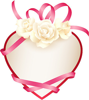 식물 아이콘 꽃 리본 분홍색 컬러 백그라운드 스티커 프레임 사람없음 장식 장미 꼬리표 라벨 흰색 끈 심볼 2D아이콘 AI파일 카드프레임 파일형식 벡터