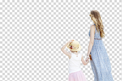 서양인 외국인 백인 편집 편집이미지 모자 라이프스타일 응시 여자 딸 어린이 여행 가족 엄마 휴가 서기 사람 상반신 성인 두명 옆모습 손잡기 밀짚모자 PNG 여자만 편집소스 모자_잡화 시선 잡화 뷰포인트 관계 모션 인종 생활 파일형식