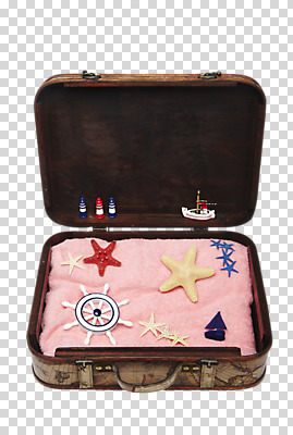 편집 편집이미지 잡화 계절 생활용품 가방 열쇠 휴가 불가사리 등대 손잡이 사람없음 여름 여름휴가 바캉스 모래사장 모형 캐리어 여행가방 미니어처 오픈 오브젝트 여행용품 PNG 선박 편집소스 바다 여행 수상교통 극피동물 파일형식 여름_계절