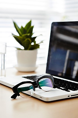 포토 JPG 주간 식물 화분 안경 비즈니스 창문 탁자 실내 사람없음 아웃포커스 노트북 사무실 사무용품 블라인드 오브젝트 뿔테안경 국내포토 자연요소 잡화 가구 문구용품 촬영기법 내부 전자제품 커튼 파일형식