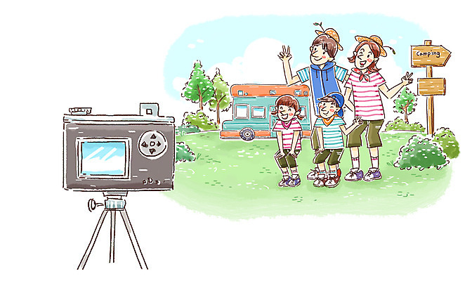 전신 PSD 나무 식물 라이프스타일 여자 남자 딸 아들 어린이 일러스트 가족 자동차 엄마 레저용품 레저 함께함 아웃도어 캠핑도구 서기 웃음 사람 손짓 소녀 소년 잔디 여러명 성인 취미 라이프 카메라 사진촬영 화목 캠핑 표지판 아빠 즐거움 브이 캠핑카 기념촬영 삼각대 국내일러스트 감정 육상교통 다수 컨셉 관계 모션 알림판 표정 생활 전자제품 촬영 도구 파일형식