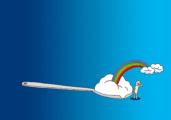 전신 PSD 구름 식기 백그라운드 무지개 일러스트 상상 수저 상상일러스트 한명 서기 사람 판타지 숟가락 꿈 언론 소통 국내일러스트 자연요소 1 컨셉 모션 파일형식