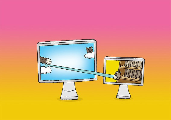 PSD 동물 구름 여자 백그라운드 일러스트 곰 상상 하늘 책장 상상일러스트 한명 들기 사람 상반신 책 판타지 모니터 꿈 언론 소통 여자만 여자한명만 국내일러스트 자연요소 1 가구 컨셉 포유류 모션 컴퓨터 파일형식