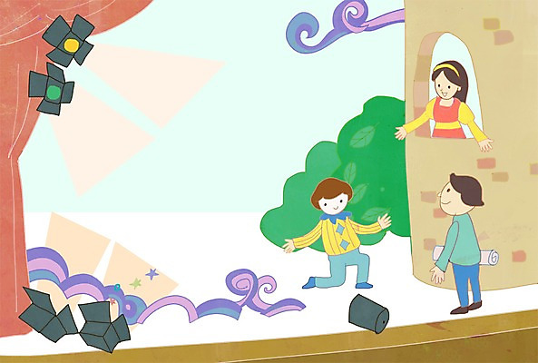 전신 PSD 식물 학생 건축물 여자 교육 남자 백그라운드 일러스트 교과목 청소년 조명 서기 사람 앉기 소년 라이프 세명 공연 무대 커튼 풀 연기 연극 십대만 국내일러스트 건축 어린이 모션 문화예술 이벤트 생활 파일형식