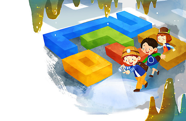 전신 PSD 문자 모자 여자 어린이교육 교육 남자 어린이 일러스트 상상 상상일러스트 서기 사람 소녀 소년 한글 세명 판타지 탐험 손전등 동굴 안전모 즐거움 어린이상상 미로 미로찾기 어린이만 동심 국내일러스트 잡화 감정 모션 조명 헬멧 안전장비 파일형식