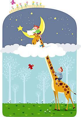 전신 나무 식물 동물 구름 여자 남자 꽃 행복 별 어린이 백그라운드 일러스트 베개 조류 밤하늘 함께함 사람 앉기 소녀 소년 잔디 두명 울타리 달 초승달 기린 즐거움 소통 어린이만 국내일러스트 AI파일 자연요소 감정 컨셉 포유류 침구 모션 하늘 담장 야간 파일형식 벡터