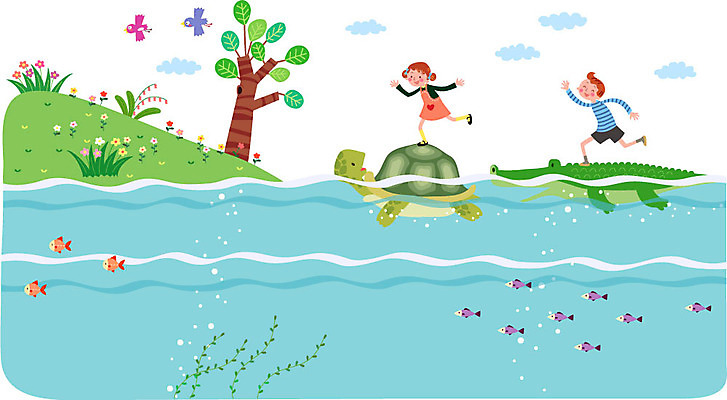전신 나무 식물 동물 구름 여자 남자 꽃 행복 어린이 백그라운드 일러스트 조류 함께함 어류 서기 사람 소녀 소년 잔디 두명 수중 해조류 거북이 즐거움 악어 소통 어린이만 국내일러스트 AI파일 자연요소 감정 컨셉 파충류 모션 수중동물 해양식물 파일형식 벡터