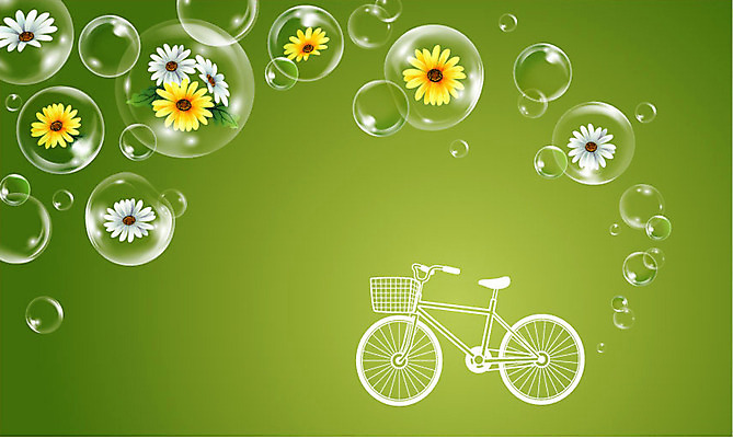 모양 식물 꽃 교통수단 백그라운드 무늬 일러스트 디지털백그라운드 사람없음 그래픽 디지털 자전거 물방울무늬 물방울 물백그라운드 물방울백그라운드 국내일러스트 AI파일 교통 물 바이크 파일형식 벡터