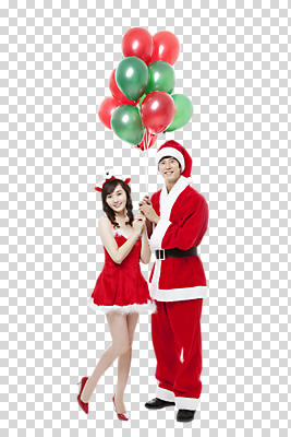 전신 편집 편집이미지 커플 여자 기념일 남자 포즈 크리스마스 산타모자 모션 산타옷 서기 들기 사람 동양인 이벤트 20대 두명 앞모습 산타클로스 파티 한국인 즐거움 풍선 PNG 청년만 성인만 편집소스 모자 옷 감정 뷰포인트 관계 인종 청년 파일형식