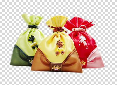 편집 편집이미지 한국전통 명절 생활용품 복주머니 전통소품 사람없음 세개 오브젝트 PNG 편집소스 전통 기념일 한국 3 파일형식