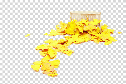 식물 편집 편집이미지 계절 컬러 낙엽 잎 벤치 의자 나뭇잎 사람없음 노란색 모형 미니어처 가을 오브젝트 은행잎 나무의자 PNG 편집소스 가구 목재 파일형식