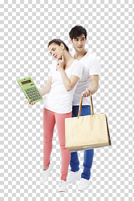 전신 서양인 외국인 백인 편집 편집이미지 라이프스타일 커플 여자 남자 커플라이프 생각 서기 들기 사람 이벤트 20대 성인 두명 캐주얼 쇼핑 장보기 쇼핑백 전자계산기 계산기 계산 고민 커플룩 PNG 청년만 성인만 편집소스 옷 감정 가방 관계 모션 문구용품 인종 청년 생활 장비 파일형식