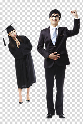 전신 편집 편집이미지 모자 학생 여학생 여자 남자 남학생 대학생 학사모 졸업 서기 웃음 사람 동양인 정장 20대 성인 두명 앞모습 캠퍼스라이프 파이팅 주먹 한국인 구직 졸업가운 합격 PNG 청년만 성인만 안경낌 편집소스 라이프스타일 잡화 옷 교육 안경 뷰포인트 컨셉 모션 표정 인종 청년 가운 파일형식
