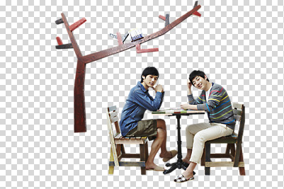 전신 나무 편집 편집이미지 학생 남자 남학생 대학생 의자 탁자 휴식 선반 웃음 사람 앉기 동양인 20대 성인 취미 두명 옆모습 책 친구 캠퍼스라이프 한국인 PNG 남자만 성인남자만 청년만 청년남자만 성인만 편집소스 식물 라이프스타일 뷰포인트 가구 컨셉 관계 모션 표정 인종 청년 파일형식