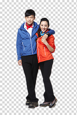 전신 외국인 편집 편집이미지 라이프스타일 여자 남자 여행 포즈 모션 레저용품 레저 어깨동무 건강 아웃도어 서기 웃음 사람 동양인 20대 성인 두명 앞모습 레포츠 운동 중국인 건강관리 등산 트래킹 등산복 등산용품 PNG 청년만 성인만 편집소스 옷 뷰포인트 표정 관리 인종 청년 생활 레포츠용품 파일형식