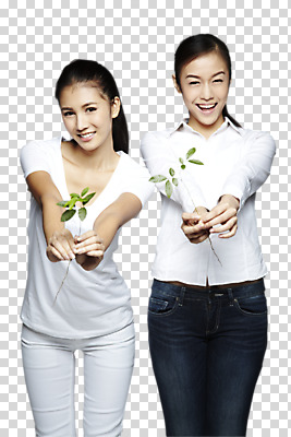 외국인 식물 편집 편집이미지 우먼라이프 라이프스타일 웰빙 여자 나뭇잎 입벌림 서기 웃음 들기 사람 동양인 상반신 20대 성인 두명 앞모습 나뭇가지 주기 친환경 유기농 PNG 여자만 성인여자만 청년만 청년여자만 성인만 편집소스 나무 뷰포인트 잎 모션 표정 인종 청년 생활 환경 파일형식
