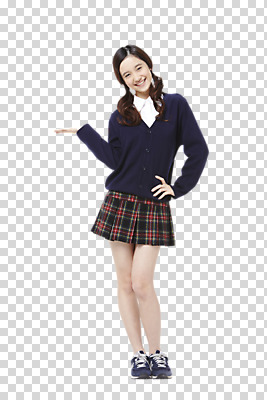 전신 외국인 편집 편집이미지 학생 여학생 여자 교복 포즈 모션 청소년 고등학생 안내 한명 서기 웃음 사람 동양인 손짓 10대 PNG 여자만 여자한명만 십대만 십대여자만 십대여자한명만 편집소스 1 옷 표정 인종 파일형식