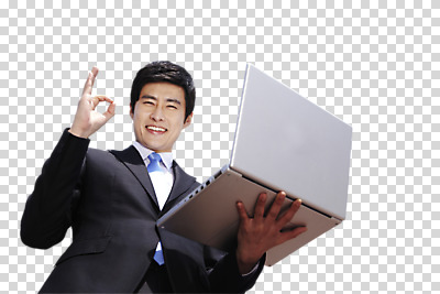 편집 편집이미지 직업 남자 로우앵글 비즈니스 한명 미소 웃음 들기 사람 동양인 정장 손짓 상반신 20대 성인 노트북 한국인 직장인 비즈니스맨 OK PNG 남자만 남자한명만 성인남자만 청년만 청년남자만 청년남자한명만 성인한명만 성인남자한명만 성인만 편집소스 1 옷 뷰포인트 모션 표정 인종 청년 전자제품 파일형식