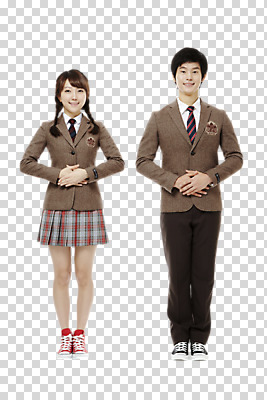 편집 편집이미지 학생 여학생 여자 남자 교복 남학생 청소년 고등학생 사람 동양인 두명 10대 한국인 PNG 십대만 편집소스 옷 인종 파일형식