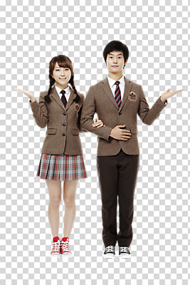 전신 편집 편집이미지 학생 여학생 여자 남자 교복 남학생 포즈 청소년 고등학생 서기 웃음 사람 동양인 손짓 두명 10대 팔짱 한국인 PNG 십대만 편집소스 옷 모션 표정 인종 파일형식