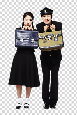 전신 편집 편집이미지 모자 학생 여학생 여자 남자 교복 남학생 가방 모션 청소년 고등학생 책가방 땋은머리 서기 웃음 들기 사람 동양인 두명 앞모습 10대 친구 스쿨라이프 한국인 복고 학창시절 코믹 PNG 십대만 편집소스 라이프스타일 헤어스타일 잡화 옷 뷰포인트 학교 관계 표정 인종 파일형식